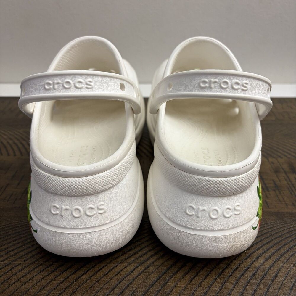 Crocs Bae Fresh Fruit Platform Clog Women's Size 8 White Red Strawberry - Picture 6 of 10